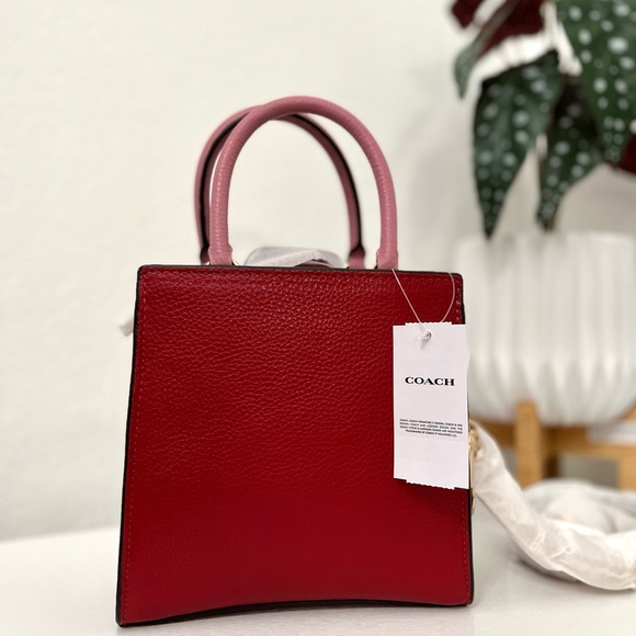 Coach Mini Pepper Crossbody In Colorblock - Picture 4 of 10